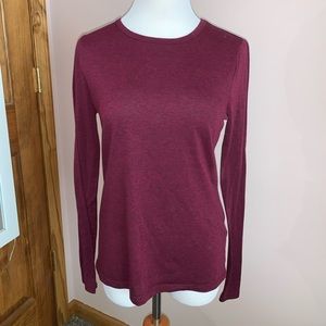 Maroon long sleeve shirt from Simply Styled
